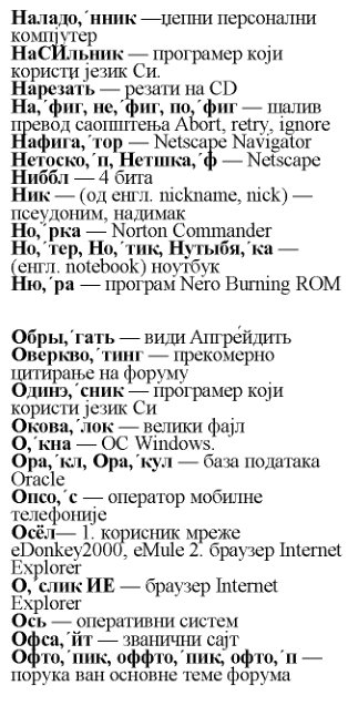 русско-сербский словарь интернет-терминов и сленга